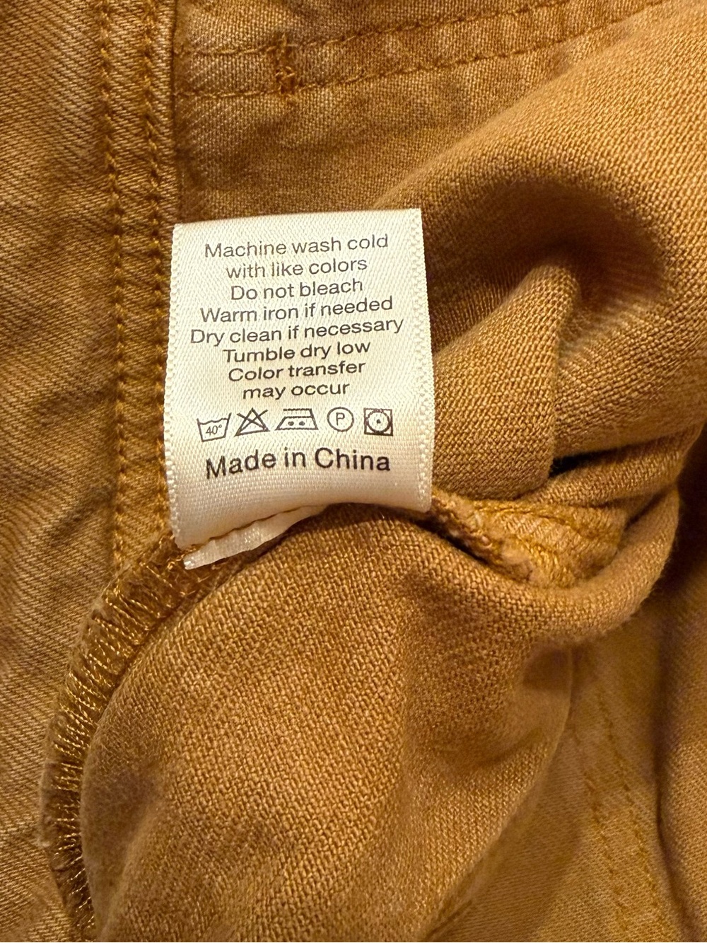 Marea by Liz Joy Meade High Rise Barrel Jean - Golden Brown Size 27 - Picture 10 of 10